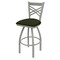 Holland Bar Stool Co 25" Swivel Counter Stool, Nickel Finish, Canter Pine Seat 82025AN010 - alternate 1